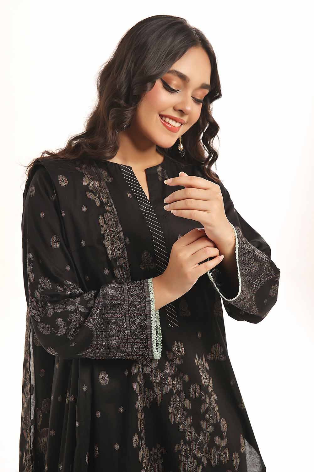 Gul Ahmed | Special Jacquard Collection | CLF-42021 B by Gul Ahmed - Designer Dress - Type: Ladies Clothes - Available at Libayah - 100% Original