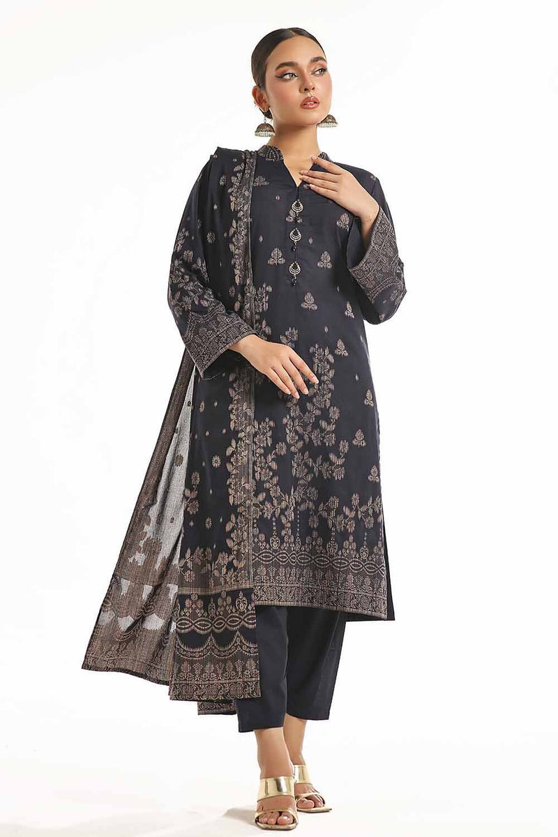 Gul Ahmed | Special Jacquard Collection | CLF-42021 C by Gul Ahmed - Designer Dress - Type: Ladies Clothes - Available at Libayah - 100% Original