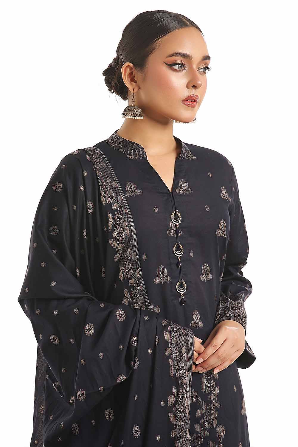 Gul Ahmed | Special Jacquard Collection | CLF-42021 C by Gul Ahmed - Designer Dress - Type: Ladies Clothes - Available at Libayah - 100% Original