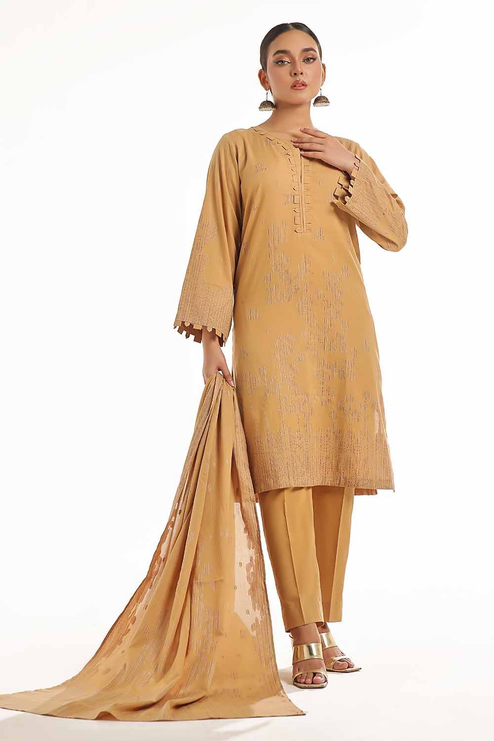 Gul Ahmed | Special Jacquard Collection | CLF-42021 E by Gul Ahmed - Designer Dress - Type: Ladies Clothes - Available at Libayah - 100% Original