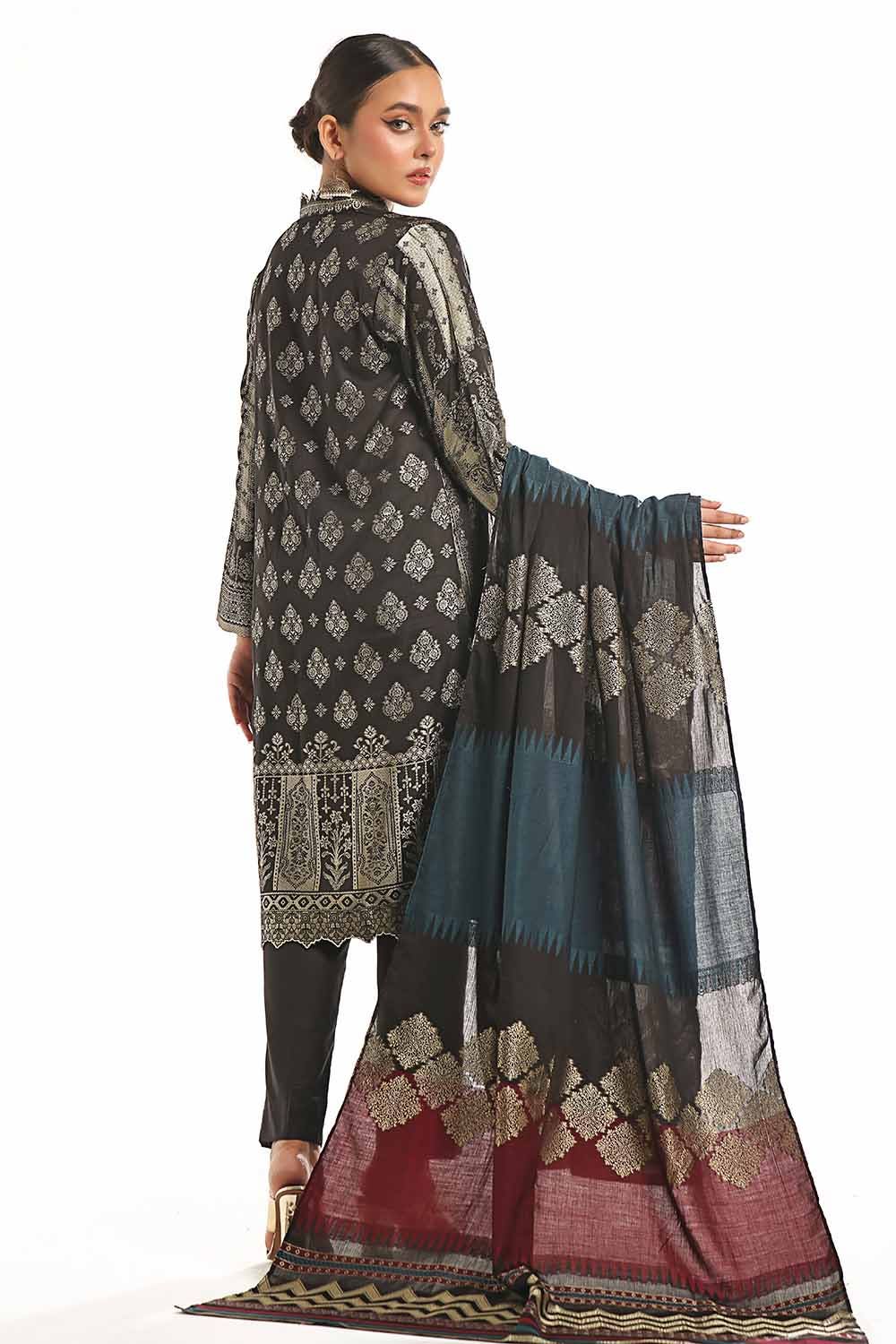 Gul Ahmed | Special Jacquard Collection | CLF-42022 C by Gul Ahmed - Designer Dress - Type: Ladies Clothes - Available at Libayah - 100% Original