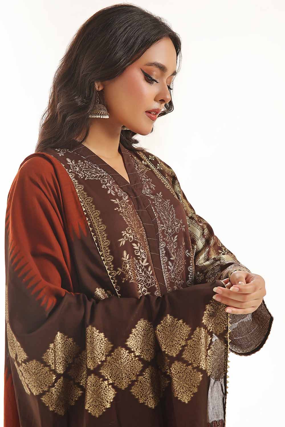 Gul Ahmed | Special Jacquard Collection | CLF-42022 D by Gul Ahmed - Designer Dress - Type: Ladies Clothes - Available at Libayah - 100% Original
