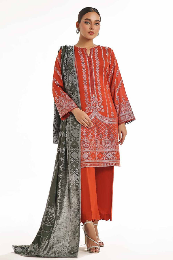 Gul Ahmed | Special Jacquard Collection | CLF-42023 A by Gul Ahmed - Designer Dress - Type: Ladies Clothes - Available at Libayah - 100% Original
