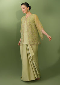 Jeem | Celestial Luxe Formals |CORAL LEAF by Jeem - Designer Dress  - Type : Ladies Clothes - Available at Libayah - 100% Original 