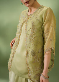 Jeem | Celestial Luxe Formals |CORAL LEAF by Jeem - Designer Dress  - Type : Ladies Clothes - Available at Libayah - 100% Original 