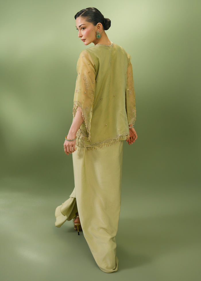 Jeem | Celestial Luxe Formals |CORAL LEAF by Jeem - Designer Dress  - Type : Ladies Clothes - Available at Libayah - 100% Original 