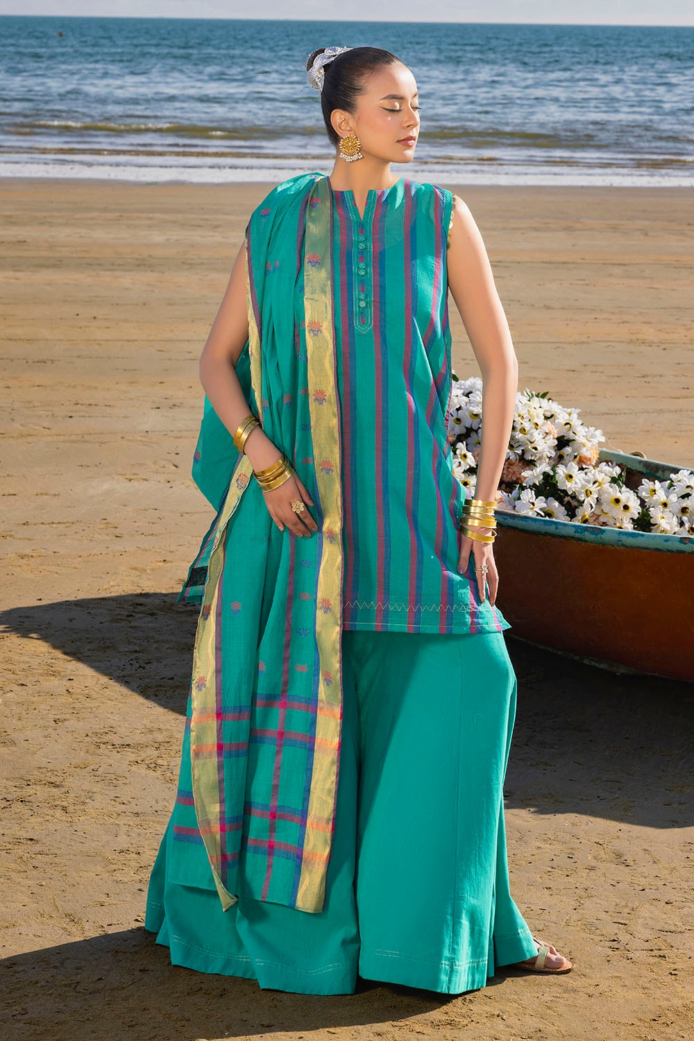 Gul Ahmed | Taara 25 | MJ-42034 by Libayah - Designer Dress - Type: Ladies Clothes - Available at Libayah - 100% Original