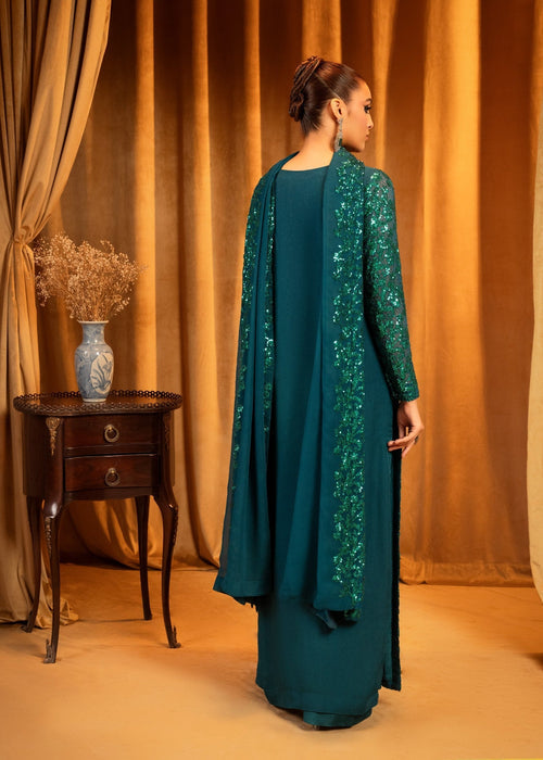 Meeral | Wedding Formals | Aquamarine by Meeral - Designer Dress - Type: Ladies Clothes - Available at Libayah - 100% Original