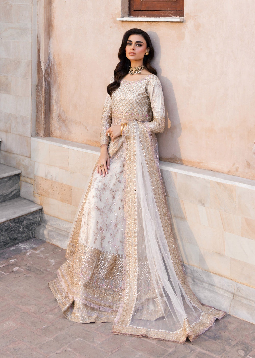 Afrozeh | Basic Pret 26 RTW | NACRE by Afrozeh - Designer Dress  - Type : Ladies Clothes - Available at Libayah - 100% Original 
