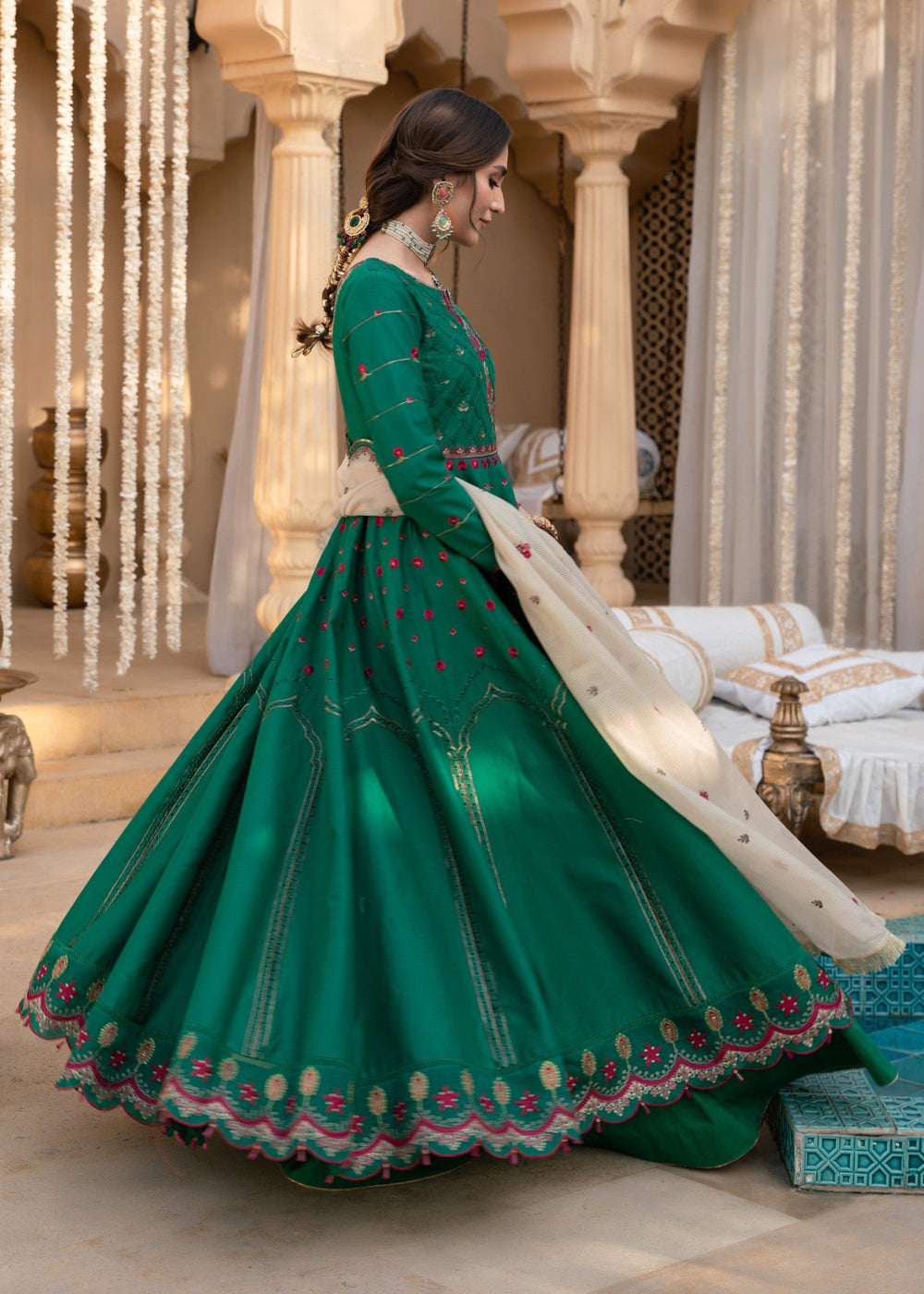 Meem | Singhar 25 | ZAMURD by Meem - Designer Dress - Type: Ladies Clothes - Available at Libayah - 100% Original