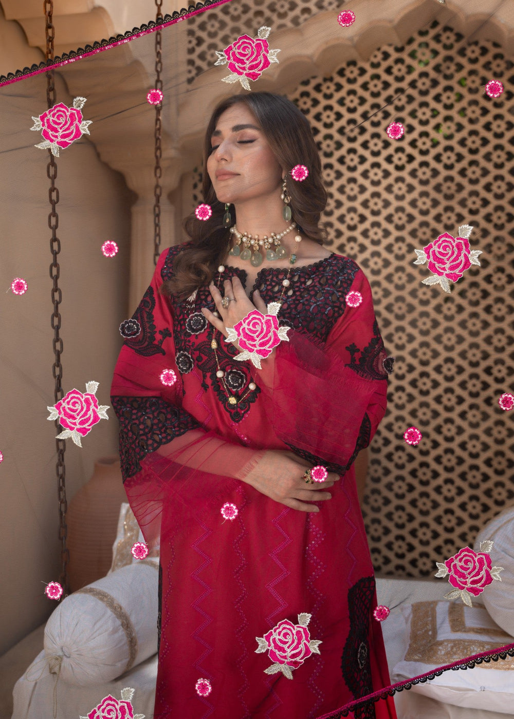 Meem | Singhar 25 |RUBY by Meem - Designer Dress - Type: Ladies Clothes - Available at Libayah - 100% Original