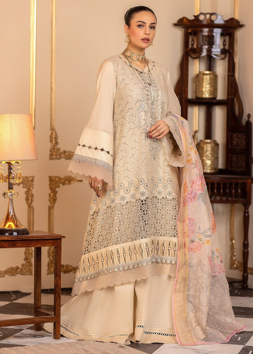 Meem | Anaya 25 | CREAMY LIFE by Meem - Designer Dress - Type: Ladies Clothes - Available at Libayah - 100% Original