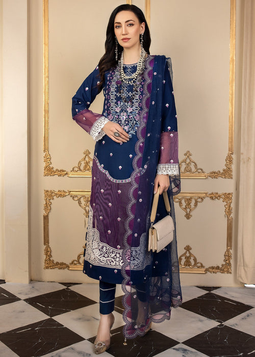 Meem | Anaya 25 | MIDNIGHT SKY by Meem - Designer Dress - Type: Ladies Clothes - Available at Libayah - 100% Original
