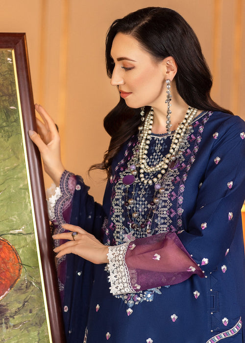 Meem | Anaya 25 | MIDNIGHT SKY by Meem - Designer Dress - Type: Ladies Clothes - Available at Libayah - 100% Original