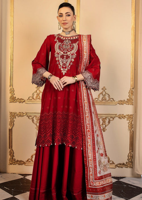 Meem | Anaya 25 | ROYAL RED by Meem - Designer Dress - Type: Ladies Clothes - Available at Libayah - 100% Original