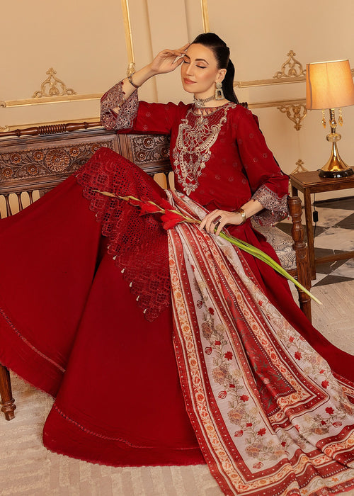 Meem | Anaya 25 | ROYAL RED by Meem - Designer Dress - Type: Ladies Clothes - Available at Libayah - 100% Original
