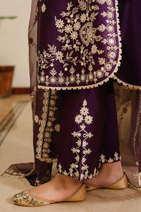 Cross Stitch | Eid Lawn 24 | PLUM GRAIN by Cross Stitch - Designer Dress - Type: Ladies Clothes - Available at Libayah - 100% Original
