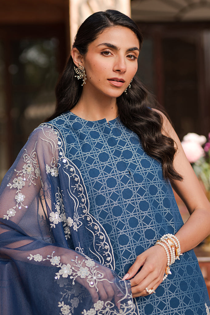 Cross Stitch | Eid Lawn 24 | ANTIQUE ROYAL by Cross Stitch - Designer Dress - Type: Ladies Clothes - Available at Libayah - 100% Original