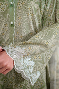 Cross Stitch | Daily Lawn 24 | SAGE BREEZE-3 PIECE LAWN SUIT by Cross Stitch - Designer Dress - Type: Ladies Clothes - Available at Libayah - 100% Original