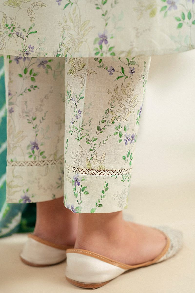 Cross Stitch | Daily Lawn 24 | LAUREL MINT-3 PIECE LAWN SUIT by Cross Stitch - Designer Dress - Type: Ladies Clothes - Available at Libayah - 100% Original