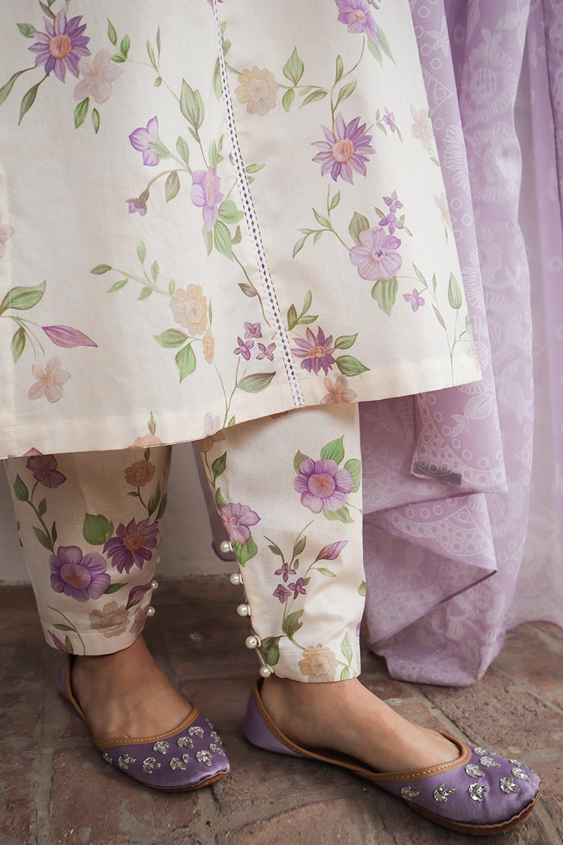 Cross Stitch | Printed Lawn | ROSEATE MUSE by Cross Stitch - Designer Dress - Type: Ladies Clothes - Available at Libayah - 100% Original