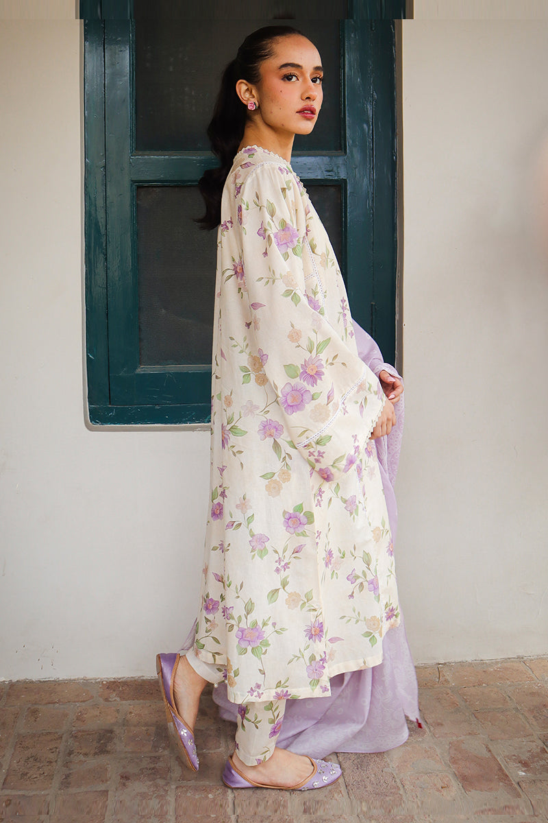 Cross Stitch | Printed Lawn | ROSEATE MUSE by Cross Stitch - Designer Dress - Type: Ladies Clothes - Available at Libayah - 100% Original