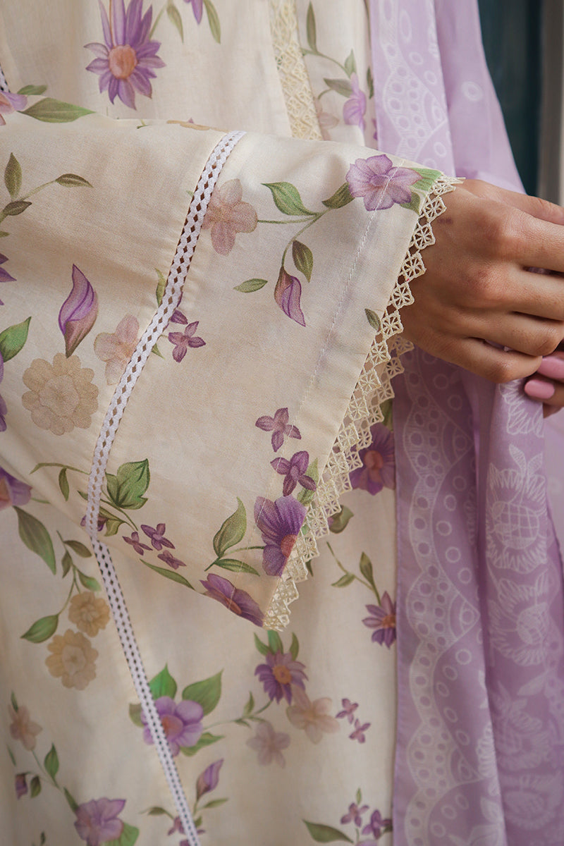 Cross Stitch | Printed Lawn | ROSEATE MUSE by Cross Stitch - Designer Dress - Type: Ladies Clothes - Available at Libayah - 100% Original
