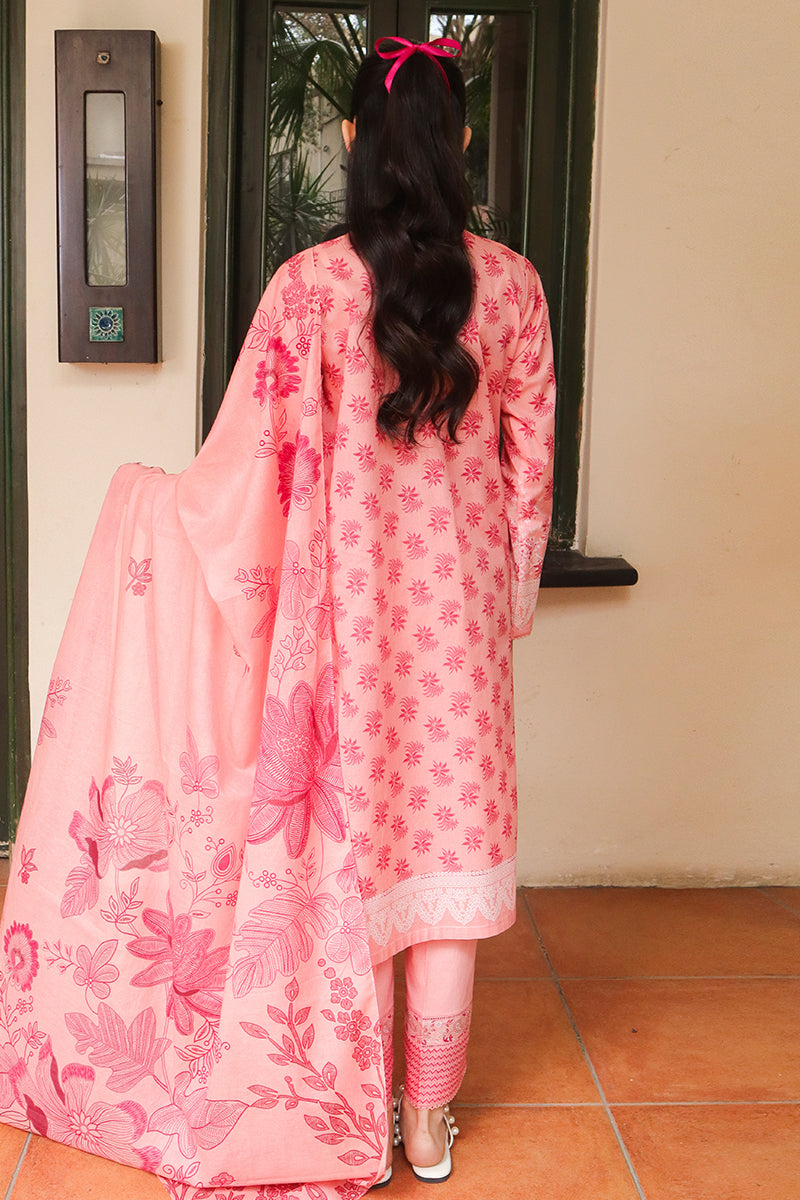 Cross Stitch | Printed Lawn | CORAL DELUXE by Cross Stitch - Designer Dress - Type: Ladies Clothes - Available at Libayah - 100% Original
