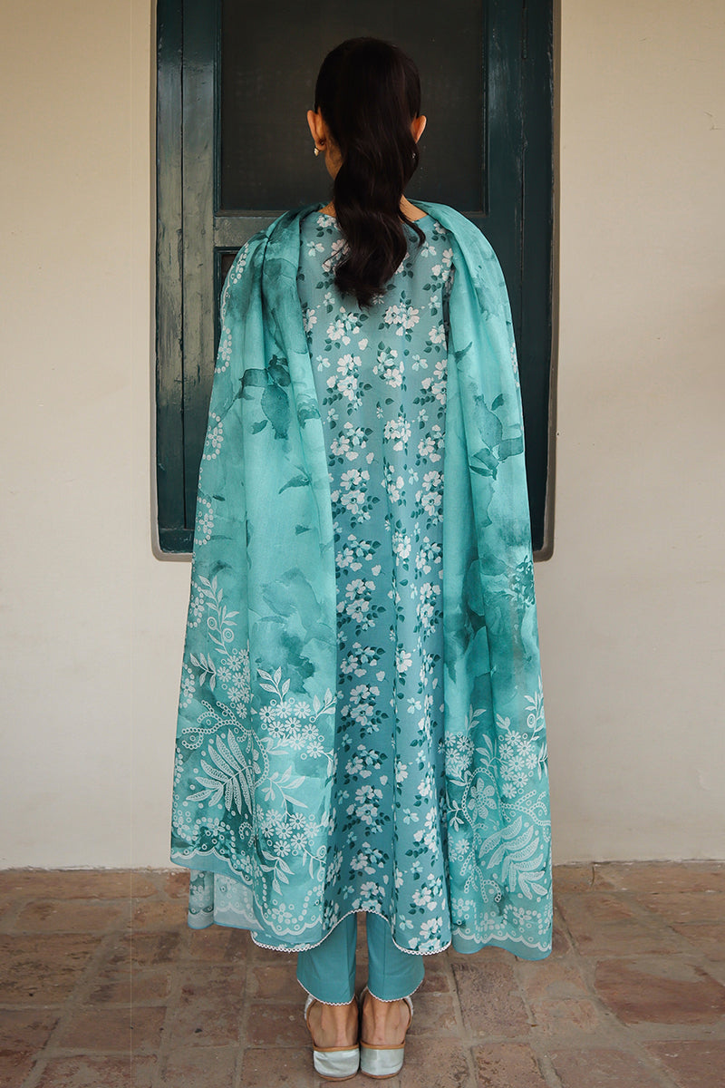 Cross Stitch | Printed Lawn | BLUE CHARM by Cross Stitch - Designer Dress - Type: Ladies Clothes - Available at Libayah - 100% Original