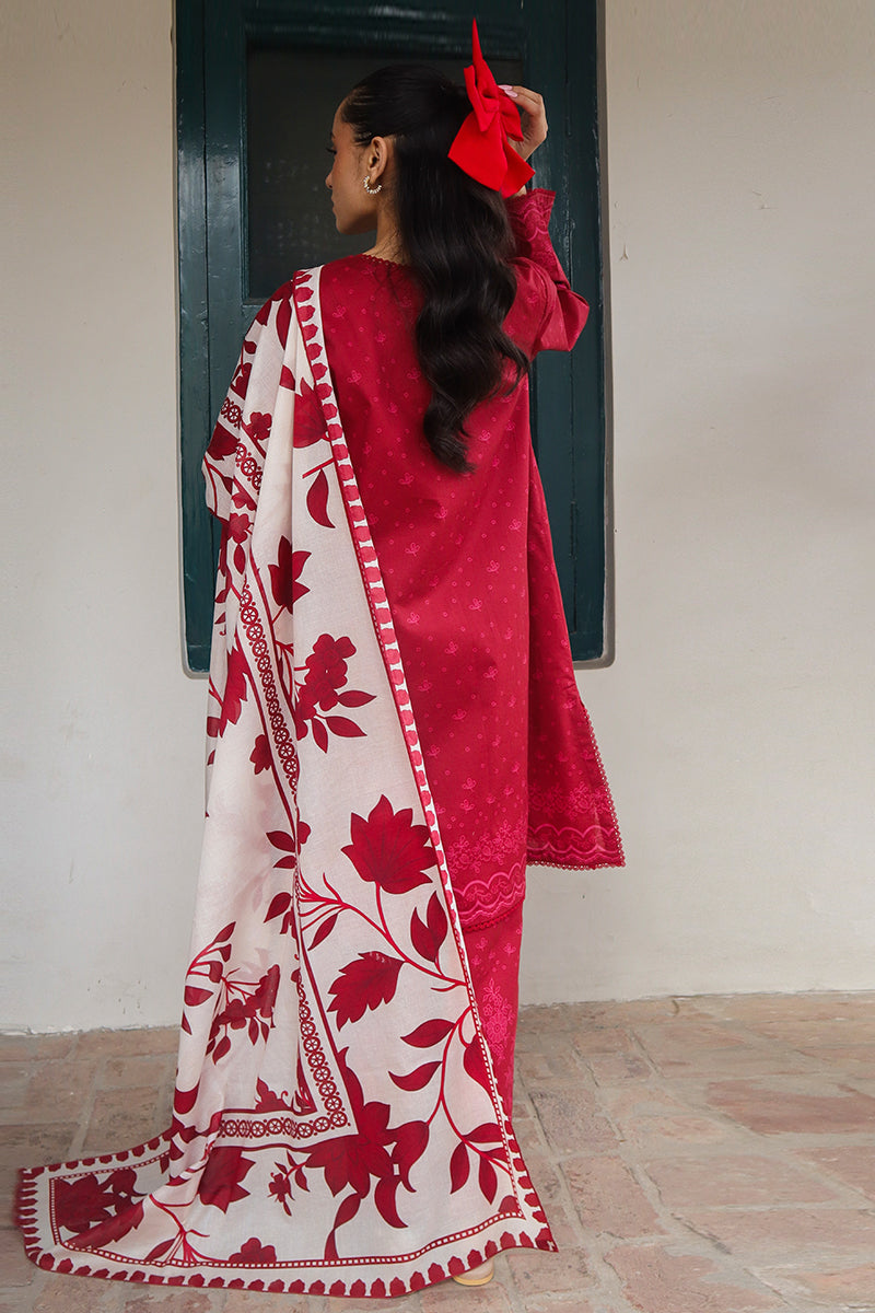 Cross Stitch | Printed Lawn | SCARLET SAGE by Cross Stitch - Designer Dress - Type: Ladies Clothes - Available at Libayah - 100% Original