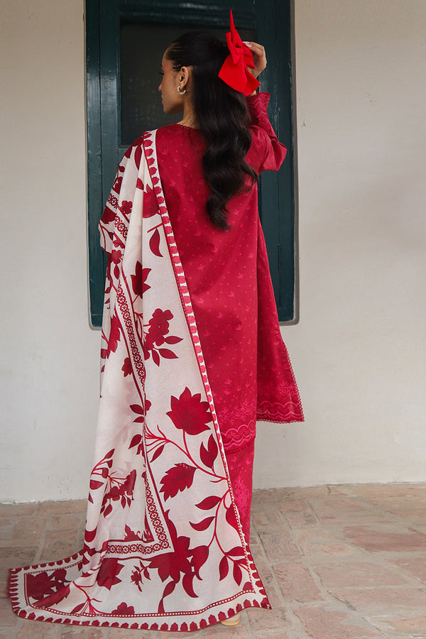Cross Stitch | Printed Lawn | SCARLET SAGE by Cross Stitch - Designer Dress - Type: Ladies Clothes - Available at Libayah - 100% Original