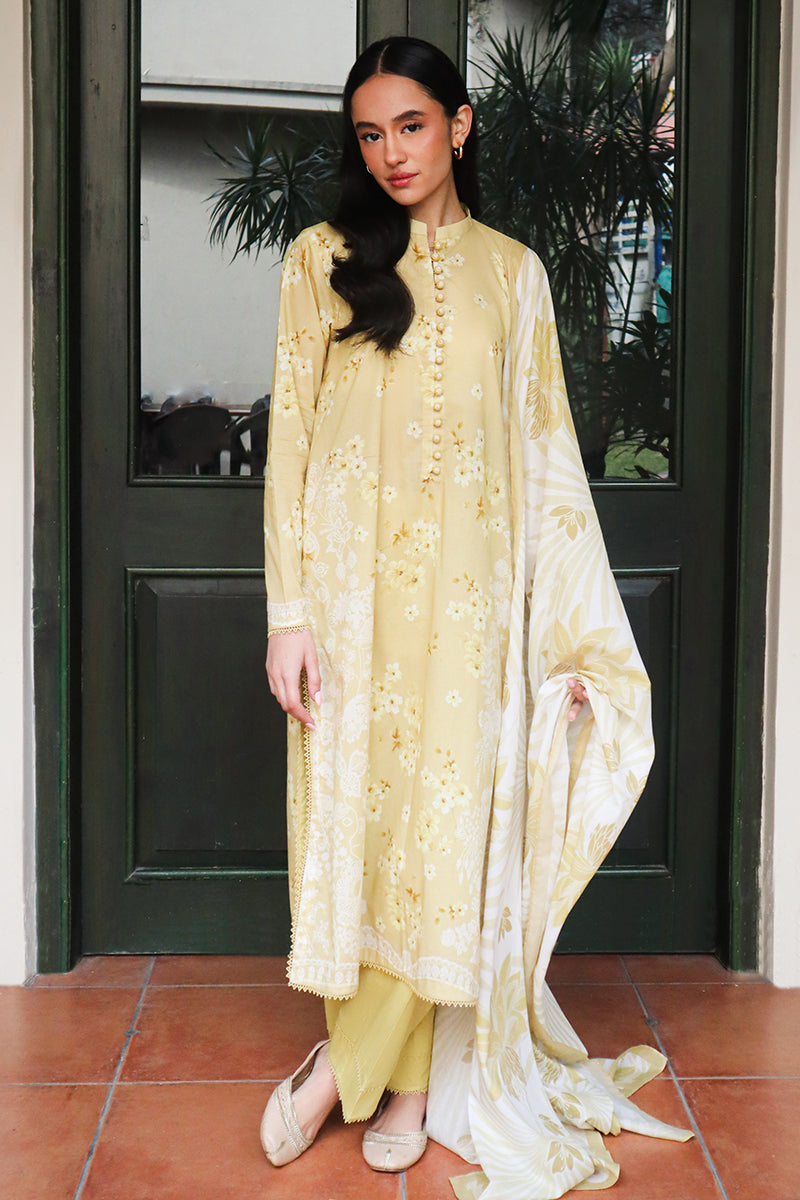 Cross Stitch | Printed Lawn | GARLAND MIST by Cross Stitch - Designer Dress - Type: Ladies Clothes - Available at Libayah - 100% Original