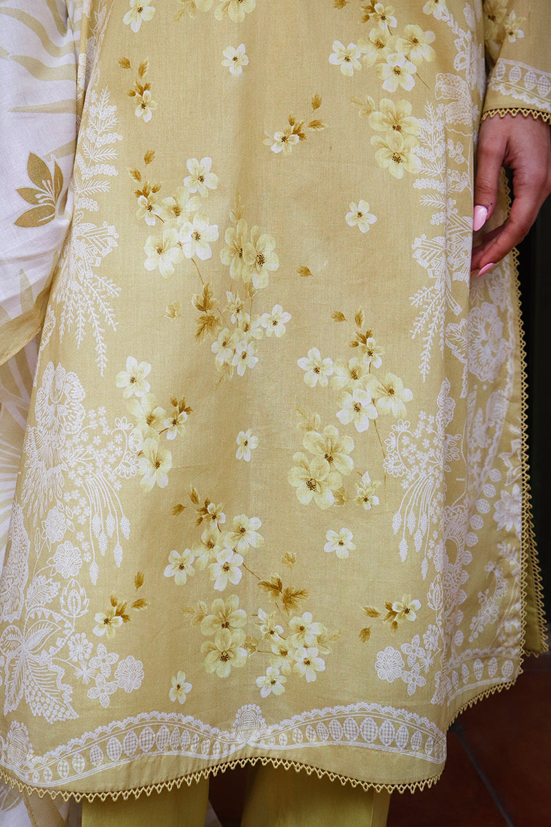 Cross Stitch | Printed Lawn | GARLAND MIST by Cross Stitch - Designer Dress - Type: Ladies Clothes - Available at Libayah - 100% Original