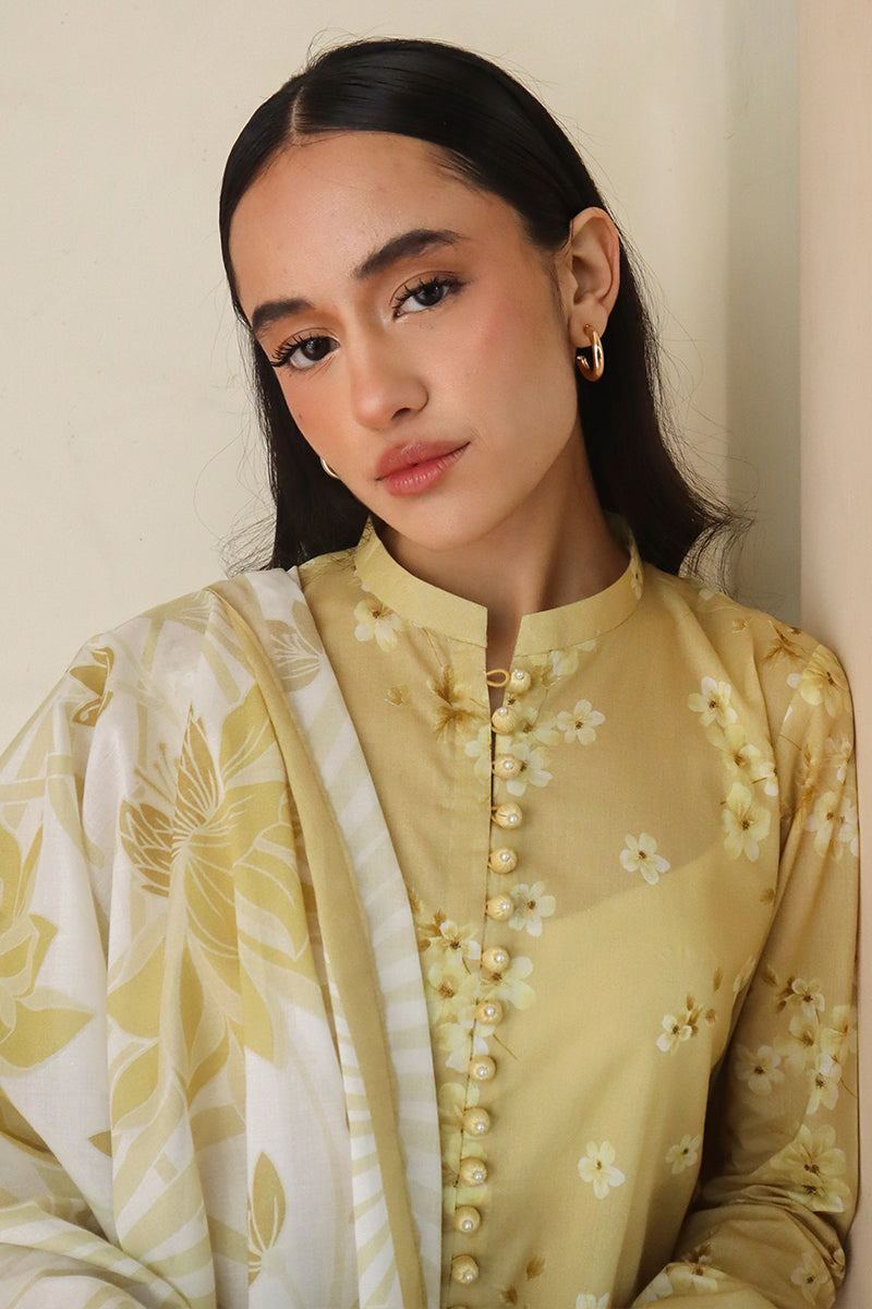 Cross Stitch | Printed Lawn | GARLAND MIST by Cross Stitch - Designer Dress - Type: Ladies Clothes - Available at Libayah - 100% Original