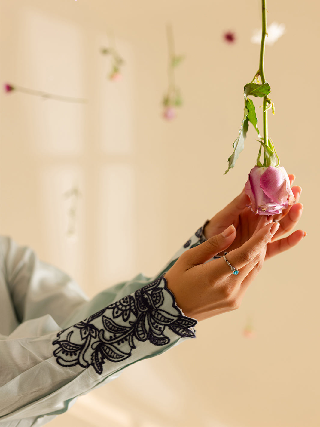 Mahnur | Petal Whispers Lawn Pret | Crystal by Mahnur - Designer Dress - Type: Ladies Clothes - Available at Libayah - 100% Original