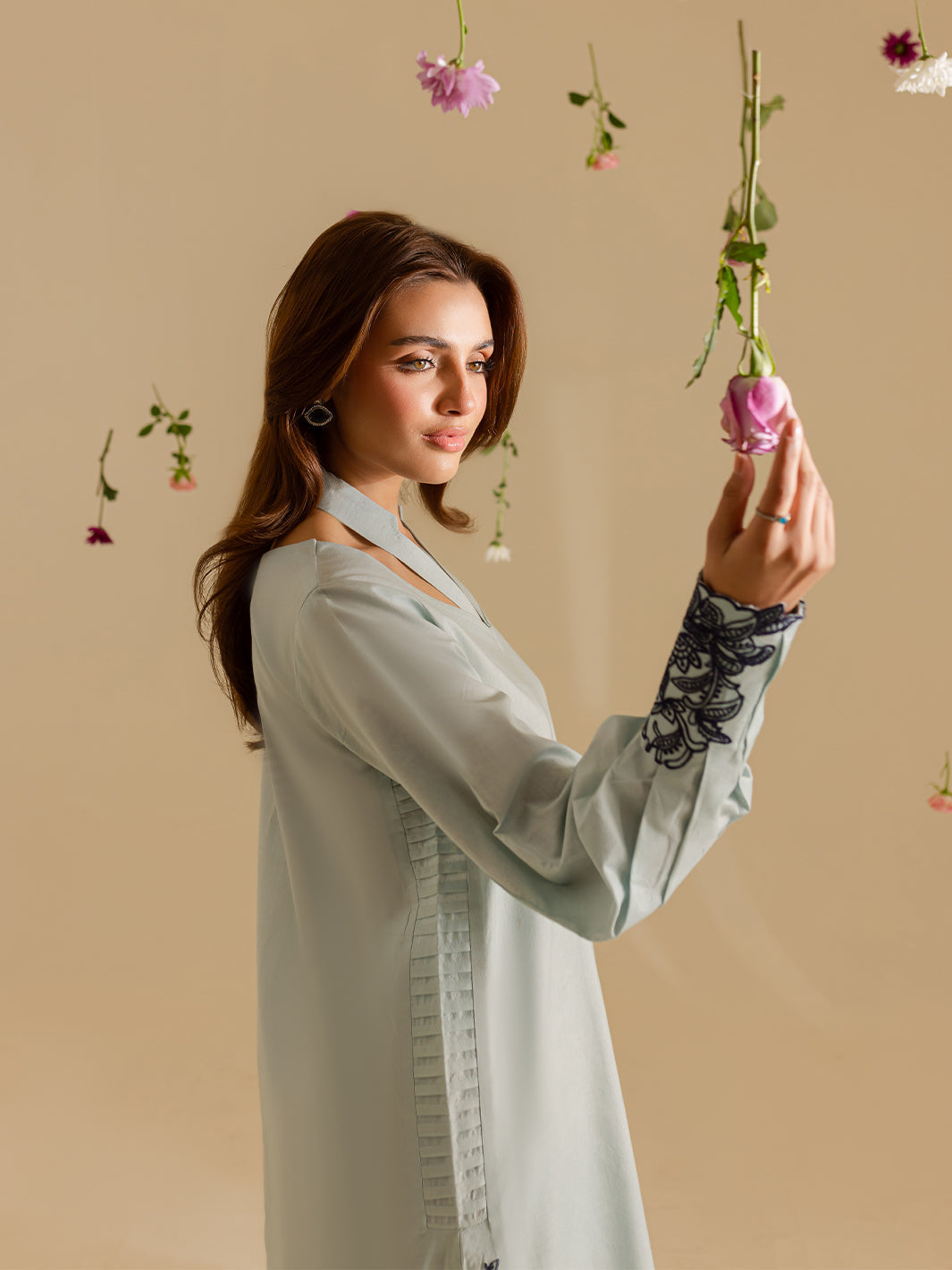 Mahnur | Petal Whispers Lawn Pret | Crystal by Mahnur - Designer Dress - Type: Ladies Clothes - Available at Libayah - 100% Original