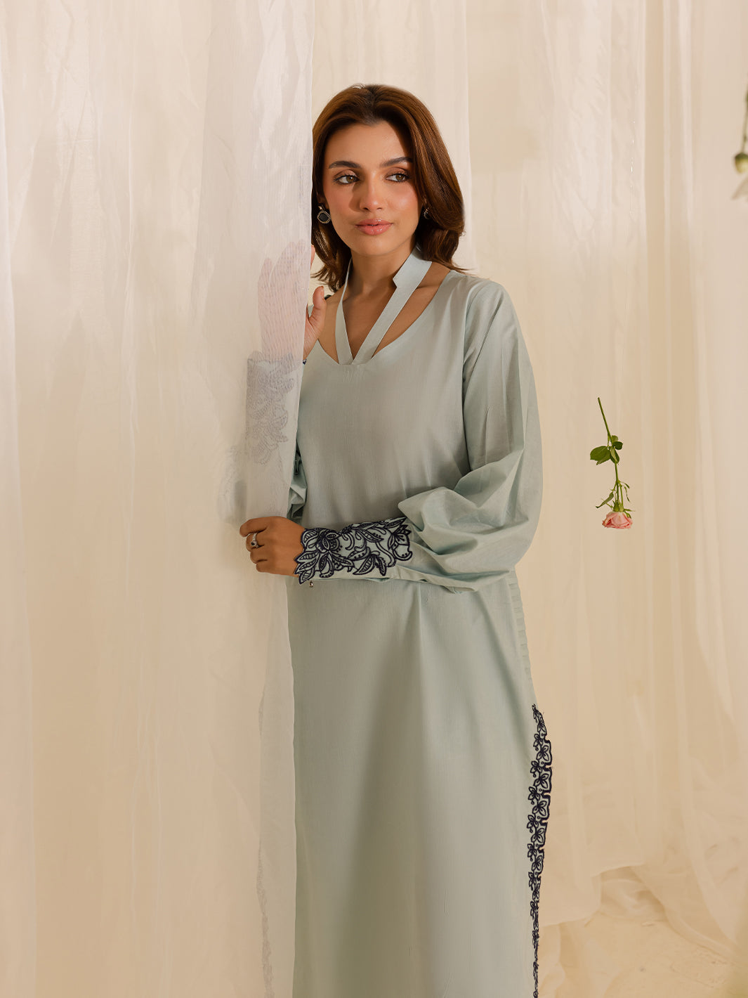 Mahnur | Petal Whispers Lawn Pret | Crystal by Mahnur - Designer Dress - Type: Ladies Clothes - Available at Libayah - 100% Original