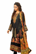 Gul Ahmed | Winter Collection 24 | Cotail Suit with Printed Twill Cotton Linen Dupatta CV-32015 by Gul Ahmed - Designer Dress - Type: Ladies Clothes - Available at Libayah - 100% Original