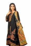 Gul Ahmed | Winter Collection 24 | Cotail Suit with Printed Twill Cotton Linen Dupatta CV-32015 by Gul Ahmed - Designer Dress - Type: Ladies Clothes - Available at Libayah - 100% Original