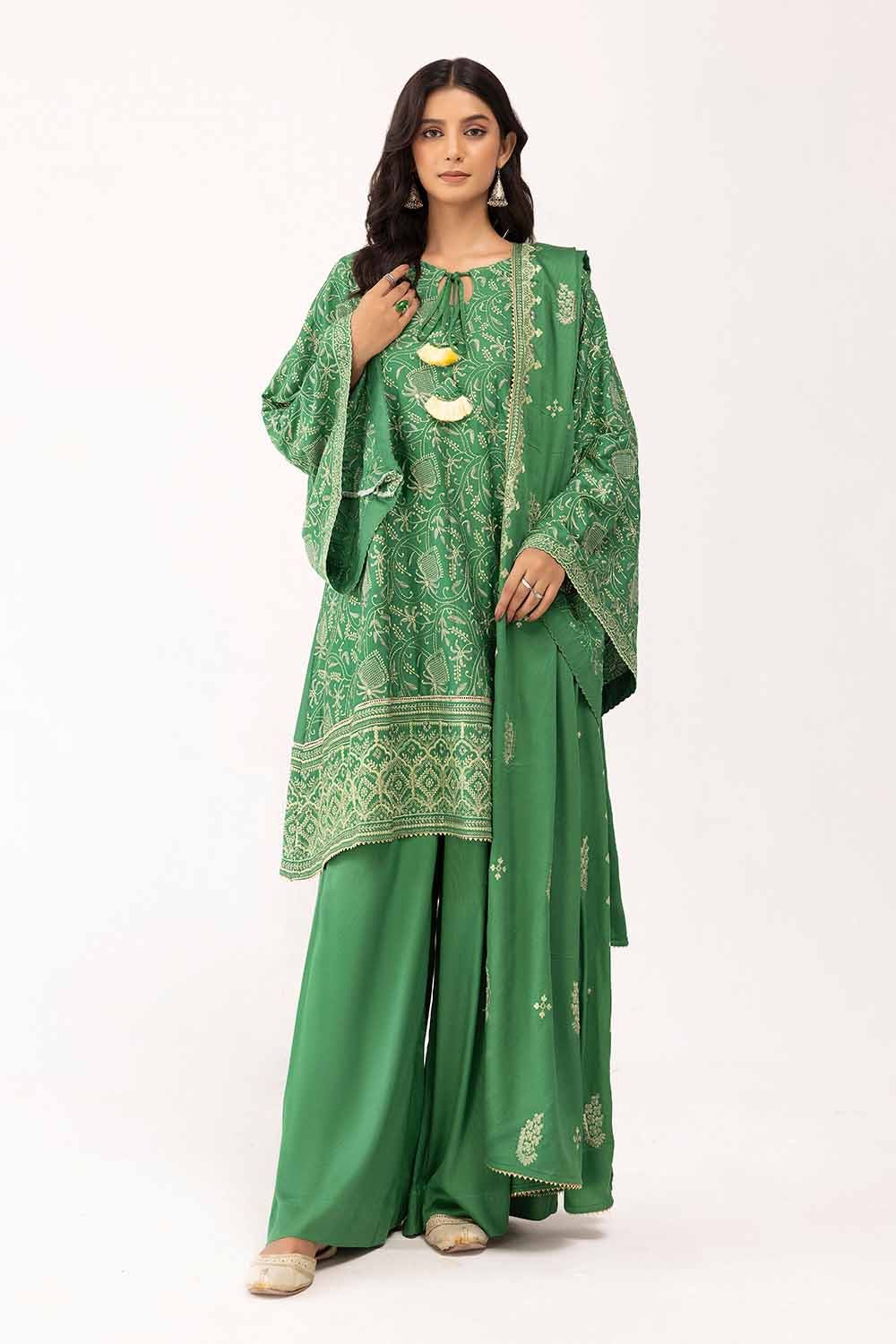 Gul Ahmed | Winter Collection 24 | Cotail Dupatta CV-42007 by Gul Ahmed - Designer Dress - Type: Ladies Clothes - Available at Libayah - 100% Original