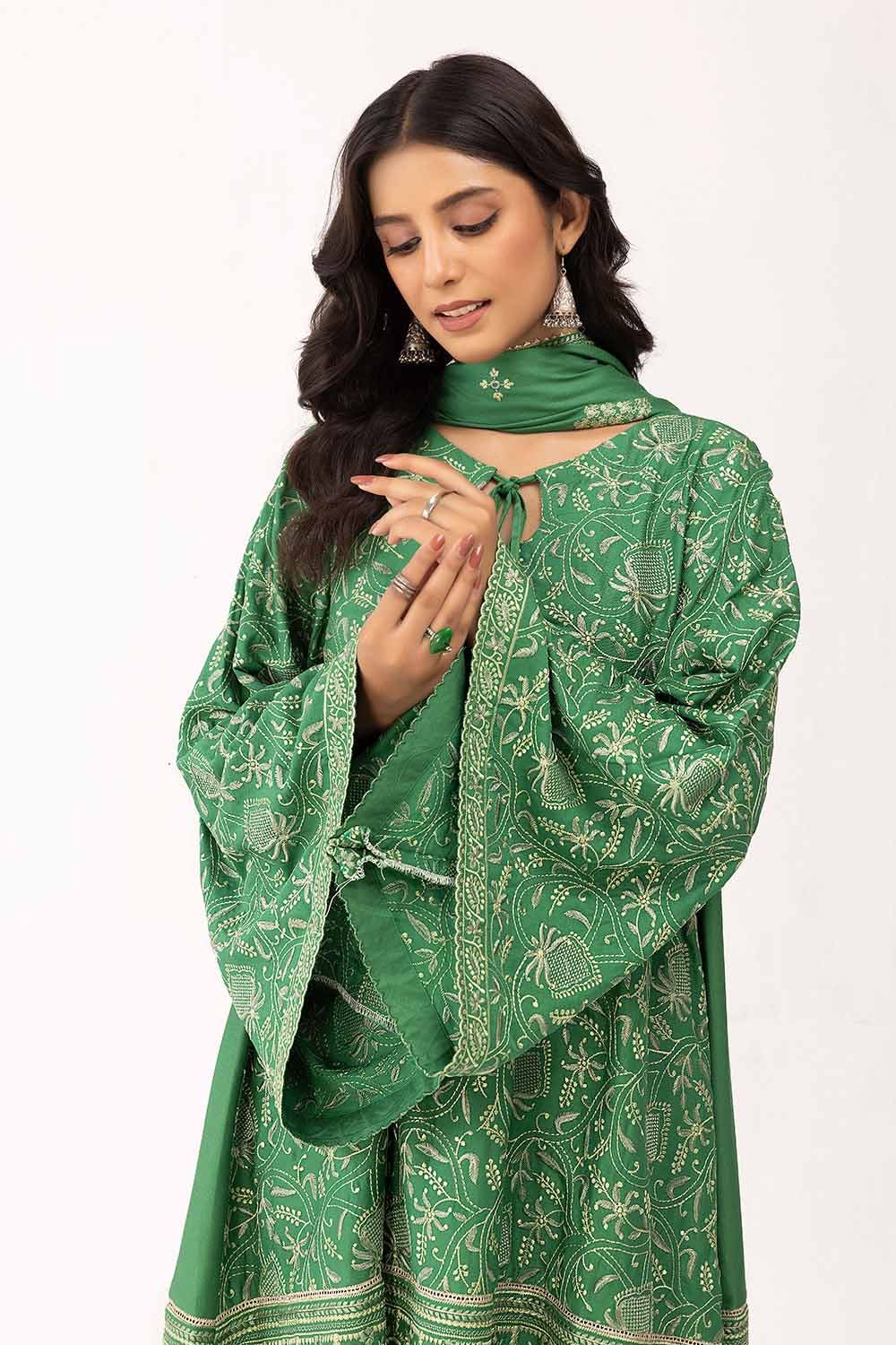 Gul Ahmed | Winter Collection 24 | Cotail Dupatta CV-42007 by Gul Ahmed - Designer Dress - Type: Ladies Clothes - Available at Libayah - 100% Original