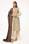 Gul Ahmed | Winter Collection 24 | Twill Cotton Linen Dupatta CV-42011 by Gul Ahmed - Designer Dress - Type: Ladies Clothes - Available at Libayah - 100% Original