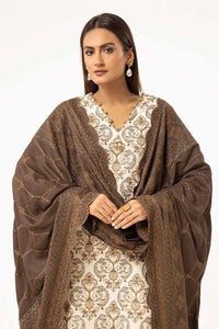 Gul Ahmed | Winter Collection 24 | Twill Cotton Linen Dupatta CV-42011 by Gul Ahmed - Designer Dress - Type: Ladies Clothes - Available at Libayah - 100% Original