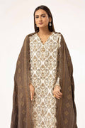 Gul Ahmed | Winter Collection 24 | Twill Cotton Linen Dupatta CV-42011 by Gul Ahmed - Designer Dress - Type: Ladies Clothes - Available at Libayah - 100% Original