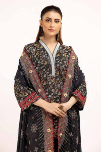 Gul Ahmed | Winter Collection 24 | Twill Cotton Linen Dupatta CV-42012 by Gul Ahmed - Designer Dress - Type: Ladies Clothes - Available at Libayah - 100% Original