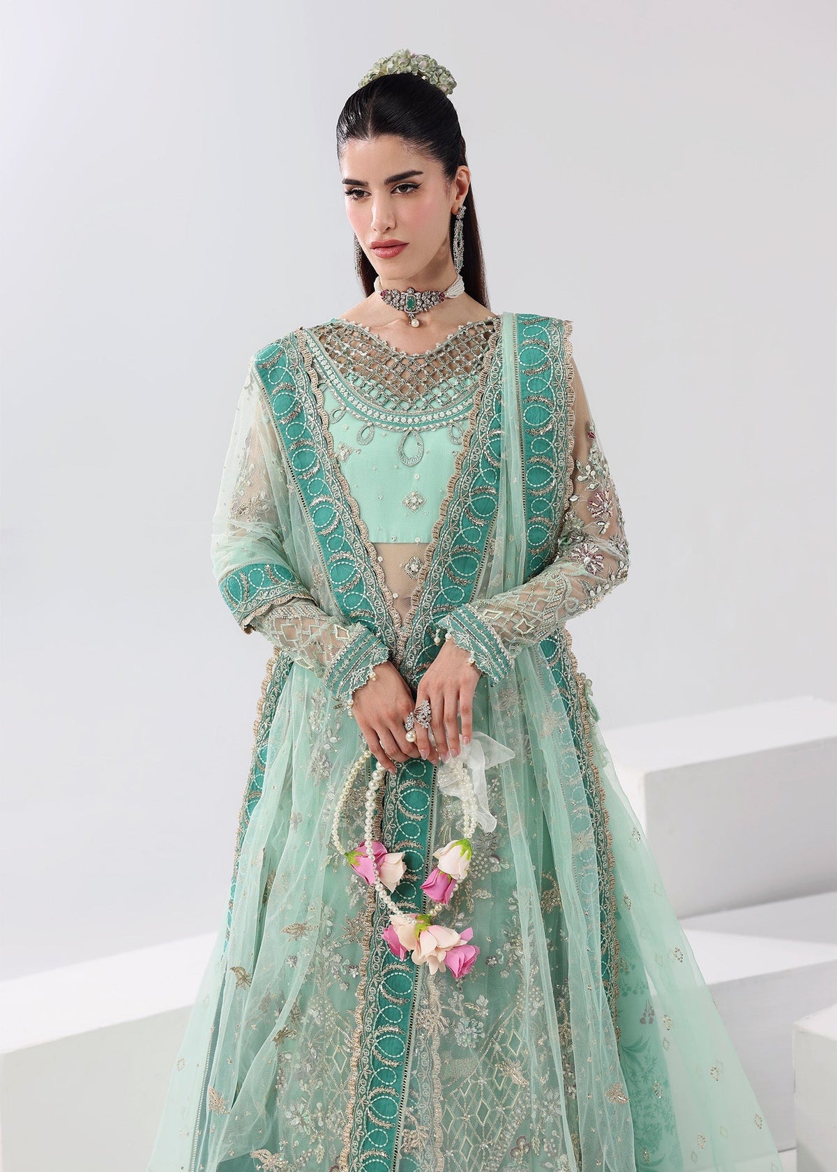 Sardinia | Lamore Luxury Handwork Edit 25 | Crystal Bloom by Sardinia - Designer Dress - Type : Ladies Clothes - Available at Libayah - 100% Original 