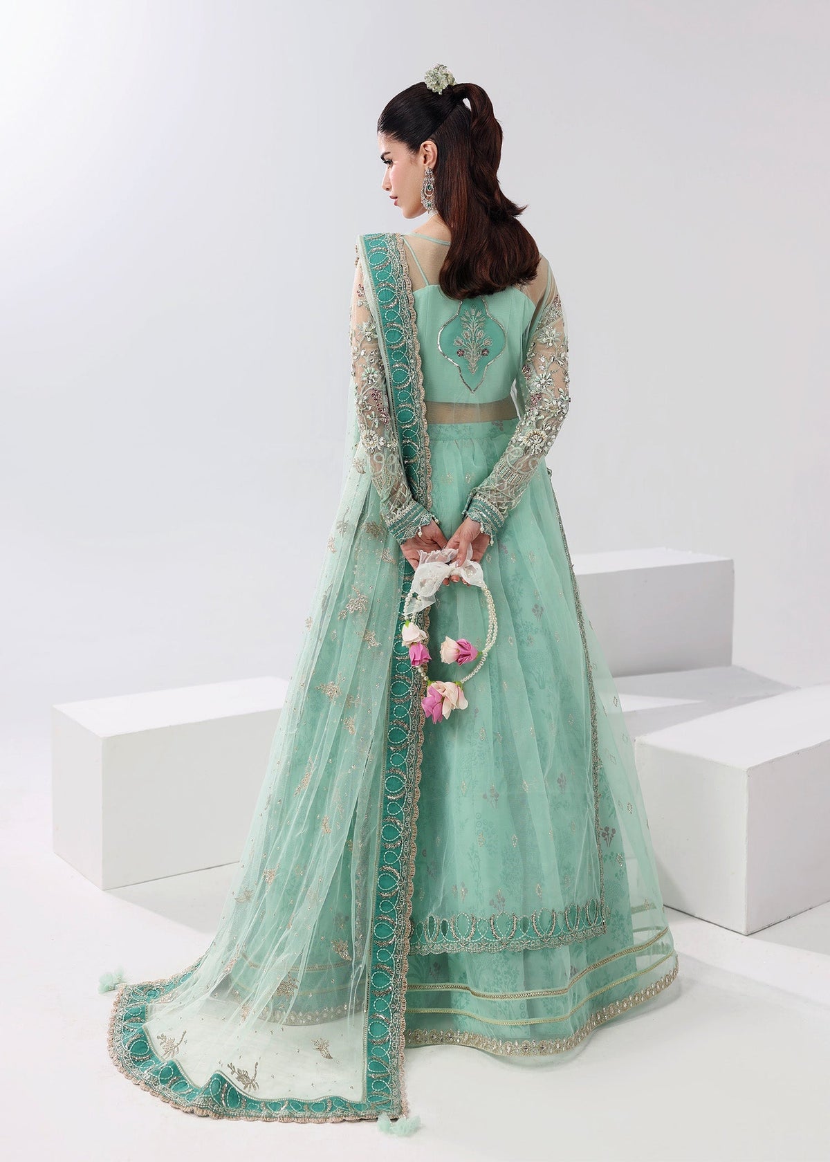 Sardinia | Lamore Luxury Handwork Edit 25 | Crystal Bloom by Sardinia - Designer Dress - Type : Ladies Clothes - Available at Libayah - 100% Original 