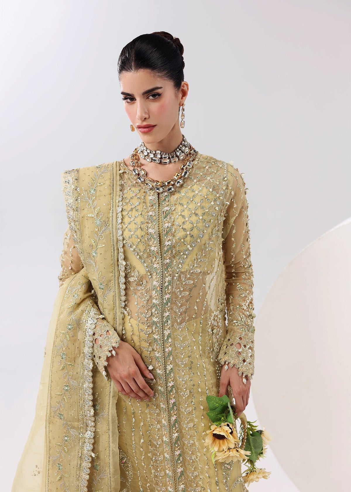 Sardinia | Lamore Luxury Handwork Edit 25 | Amber haze by Sardinia - Designer Dress - Type : Ladies Clothes - Available at Libayah - 100% Original 