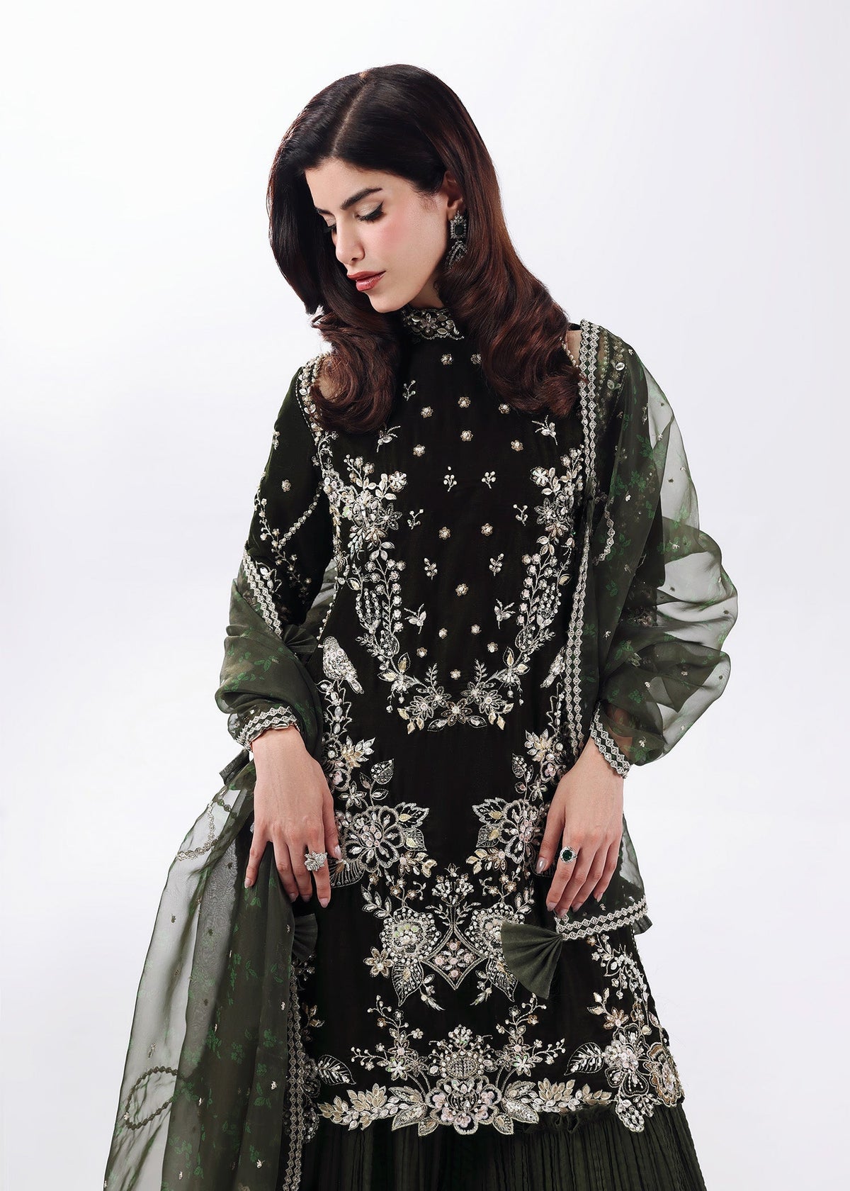 Sardinia | Lamore Luxury Handwork Edit 25 | Velvet Dream by Sardinia - Designer Dress - Type : - Available at Libayah - 100% Original 