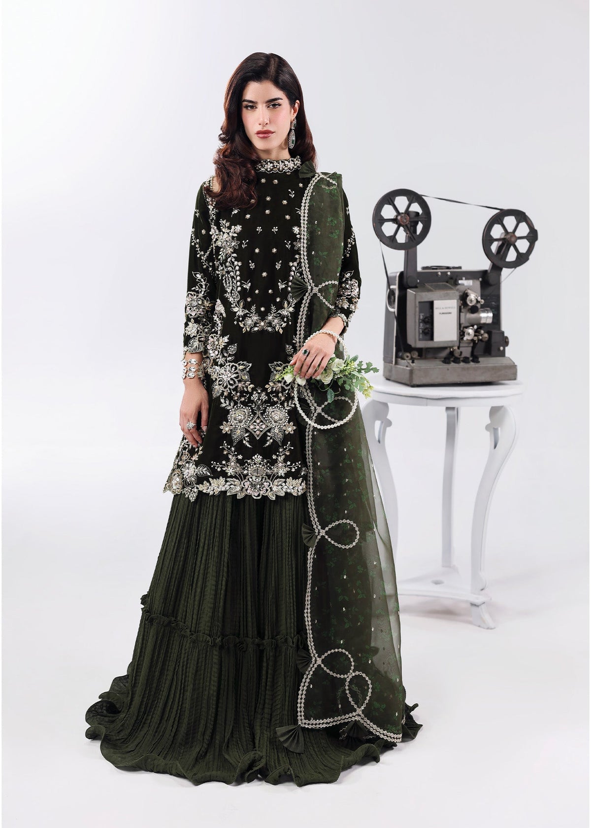 Sardinia | Lamore Luxury Handwork Edit 25 | Velvet Dream by Sardinia - Designer Dress - Type : - Available at Libayah - 100% Original 